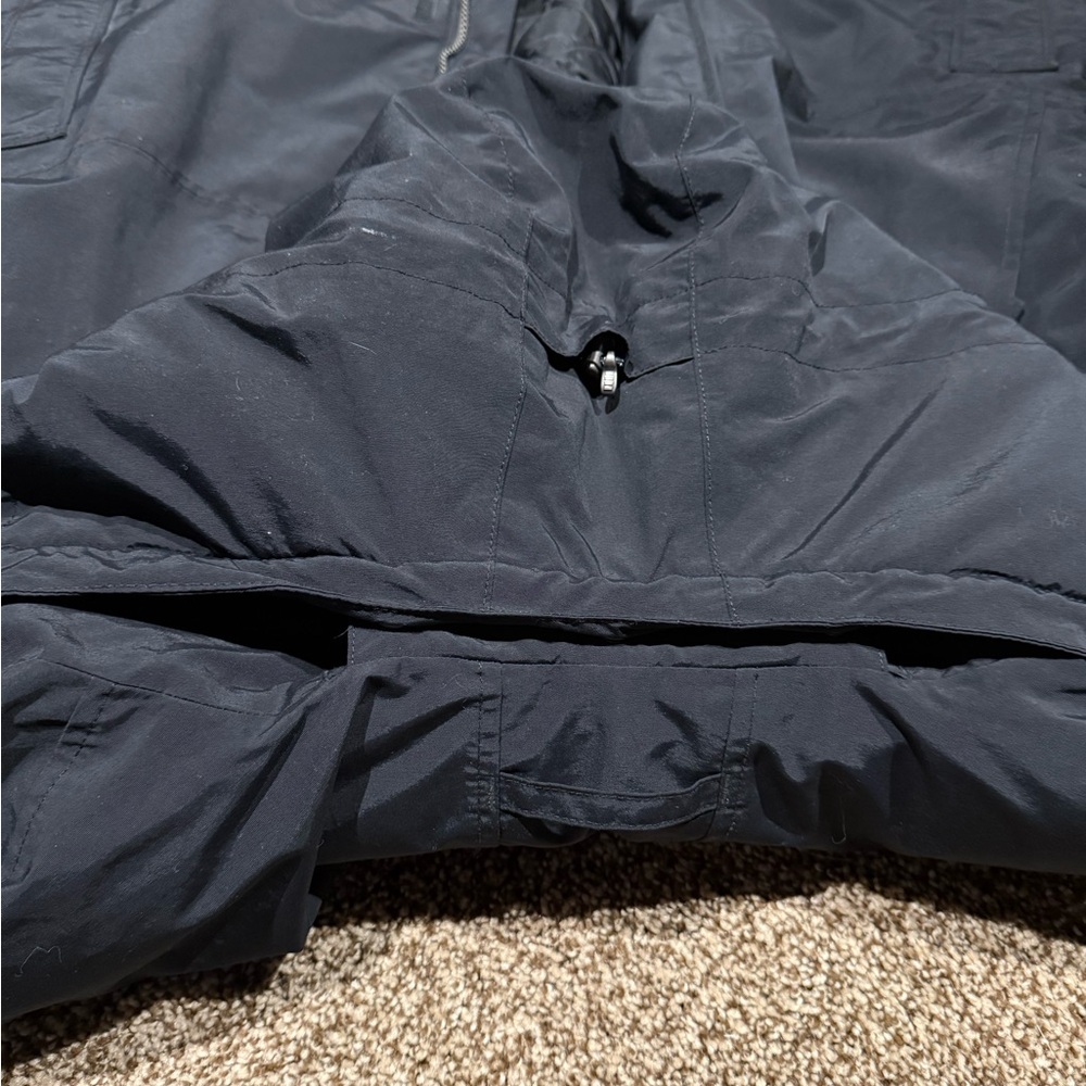Lands' End Men's Navy Hooded Raincoat